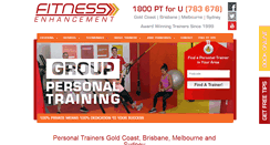 Desktop Screenshot of fitnessenhancement.com